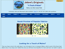 Tablet Screenshot of jolenesoriginals.com